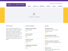 Tablet Screenshot of dibollandassociates.com